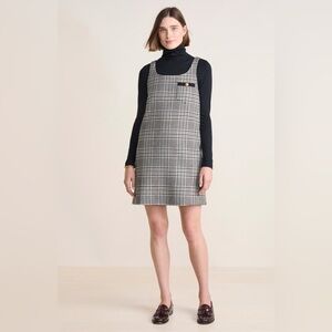 Vineyard Vines Glen Plaid Sleeveless Wool Blend Jumper Dress Size XXS